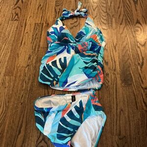Colorful women’s swimsuit
